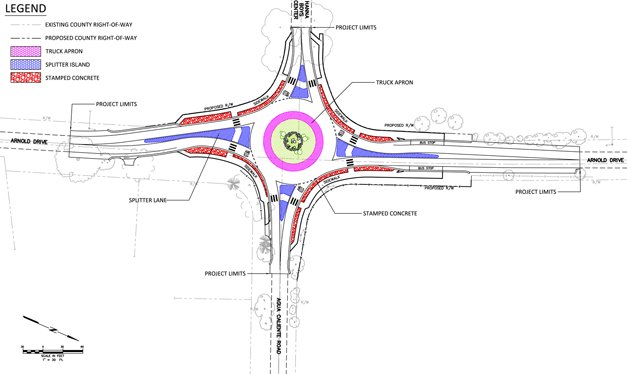 Road bid map